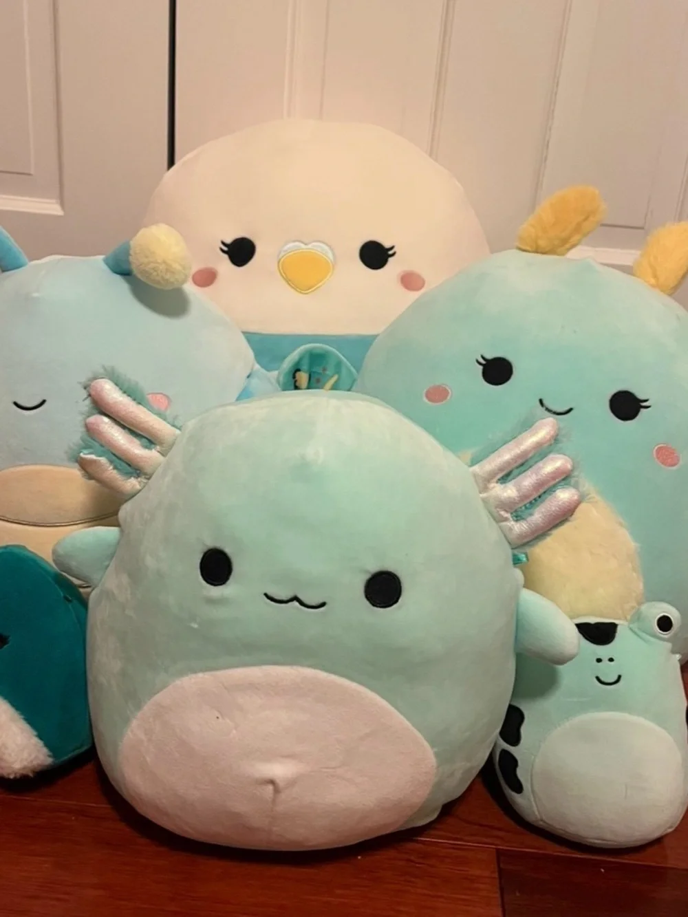 Squishmallows Plush Collection - Teal, Purple, Blue, Aqua, White